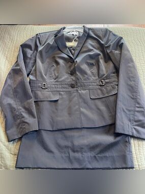 Calvin Klein 2 Piece Skirt Suit Women’s Size 12 Black NWT